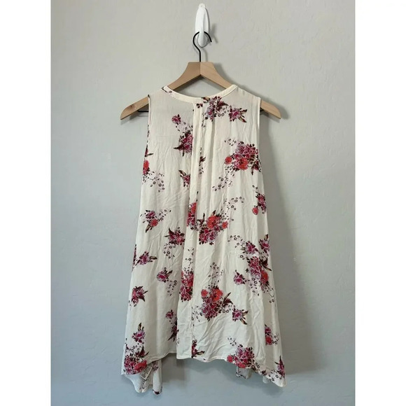 Free People Tree Swing Dress Washed Stone Combo Size S Bohemian Tunic - Picture 2 of 14